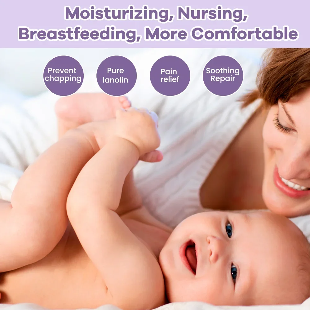 Lanolin Nipple Recovery Cream Cream for Chapped Skin Baby Feeding Cream Breast Pain Nursing Pain Pregnant Women Care Cream