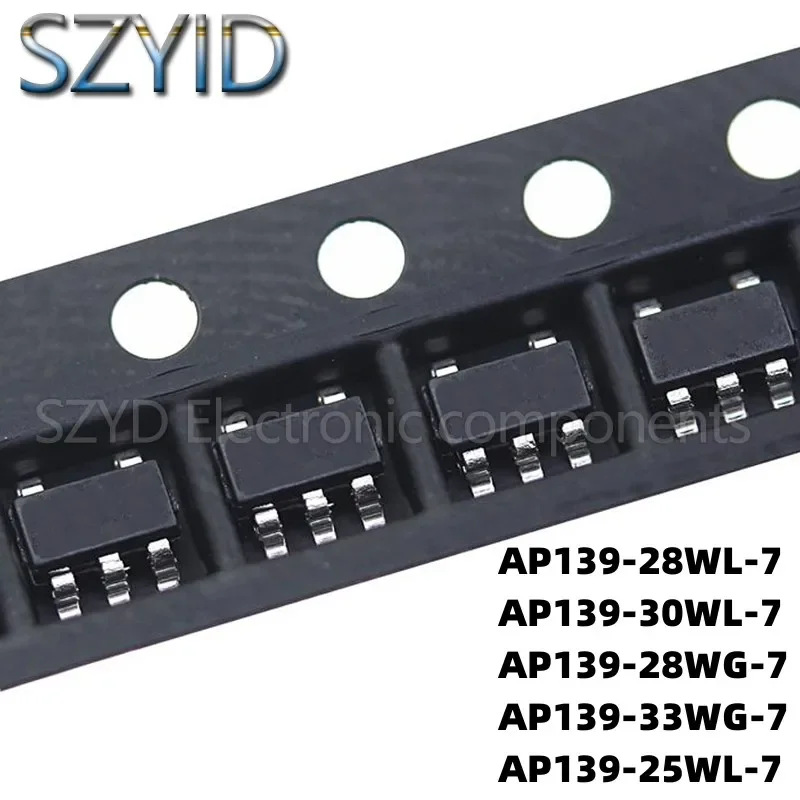 

100PCS SOT23-5 AP139-28WL-7 AP139-30WL-7 AP139-28WG-7 AP139-33WG-7 AP139-25WL-7