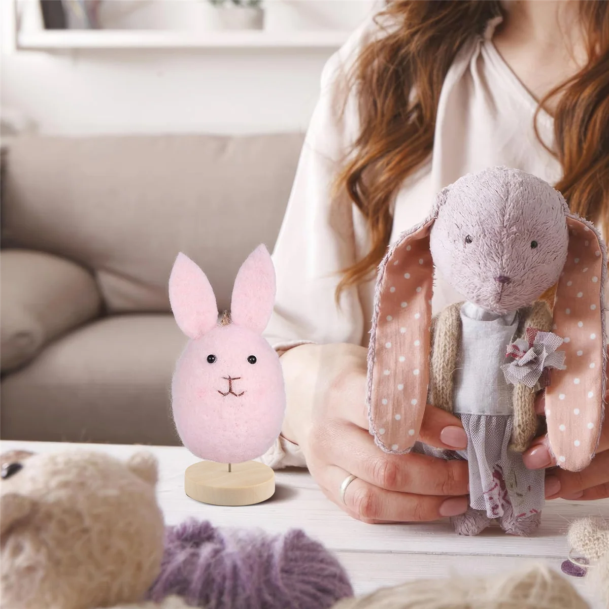 

New User~12pcs Crochet Doll Stand Doll Stand Felt Animal Doll Toy Wooden Base Support Action Figure Stand