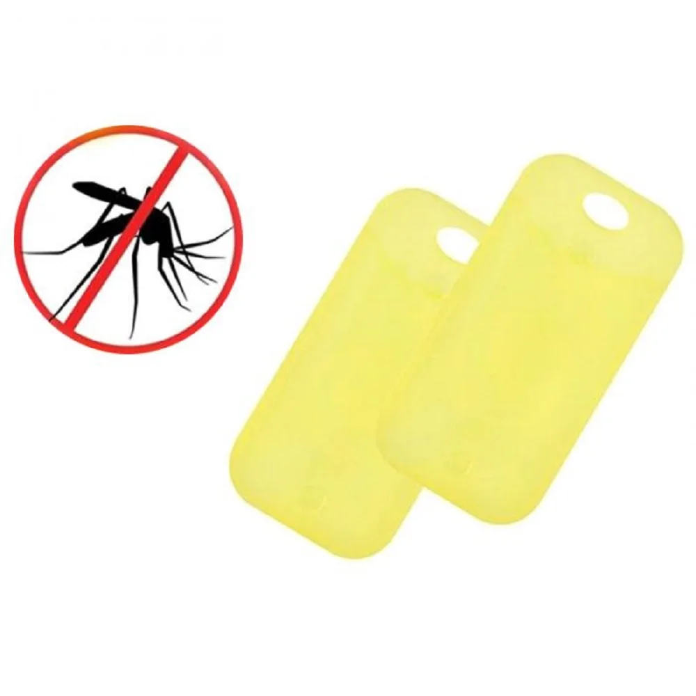 Répulsif anti-moustique rectangulaire en silicone, anti-moustique pour bracelet, répulsif pour bracelet