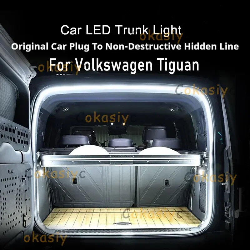 

Rear Trunk LED Light Bar Strips Trunk Interior Decorative Lamp Strip Fit for Volkswagen Tiguan Auto Interior Accessories