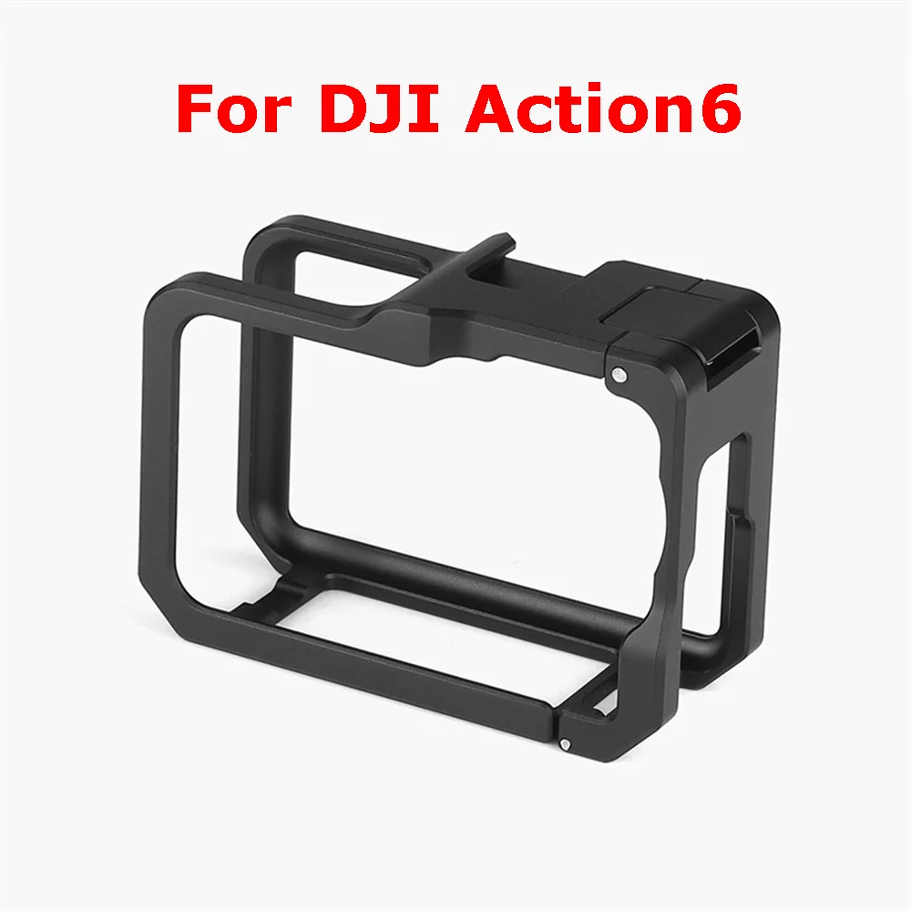 

For DJI Action6 Protective Frame Aluminum Alloy Cage Frame Metal Rabbit Cage Protective Case Action Camera Accessories