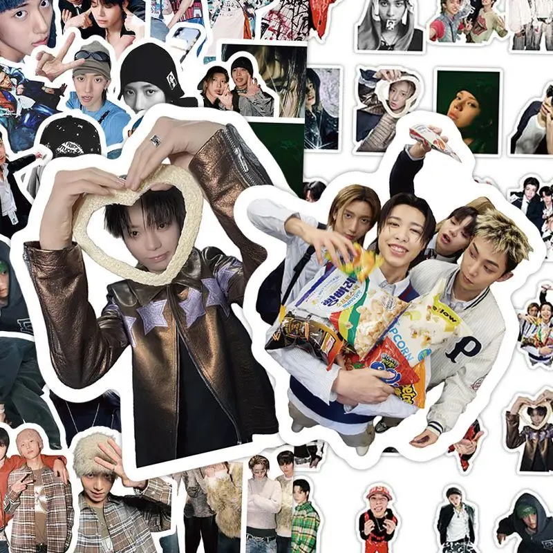 

80 шт. KPOP LNGSHOT SHOT CALLERS: Модные водонепроницаемые стикеры для альбомов, коллекция для фанатов Ohyul, Ryul, Woojin, Louis, подарок