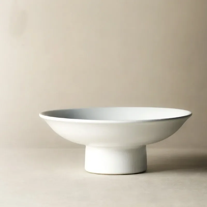 

Ceramic High-footed Fruit Plate Wedding Birthday Party Dessert Display Stand Cake Modern Home Kitchen Decoration Tableware