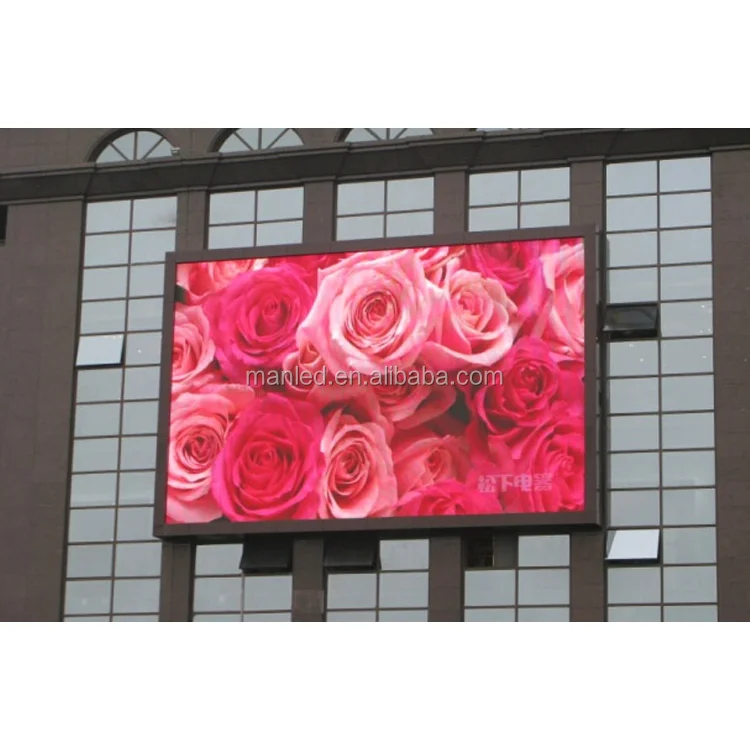 Outdoor Waterproof Advertising Large Screen Video Poster TV P4 LED High Definition Full Color Display Screen