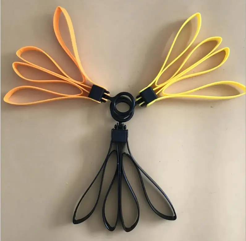 1PC Nylon Cable Ties CS Outdoor Plastic Police Handcuffs Double Flex Cuffs Disposable Professional Zip Tie Orange Yellow Black
