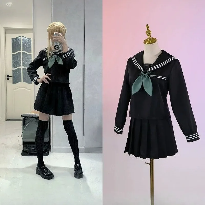 Anime Manaka Nemu Cosplay Kostüm Schuluniform JK Uniform Perücke Hemd Rock Anzug für Frauen Halloween Karneval Party Rollenspiel Outfits