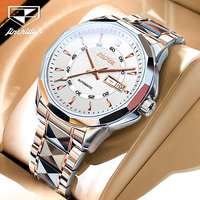 JSDUN New Luxury Tungsten Steel Automatic Mechanical Watch for Men Original Men Waterproof Wrist Watch Casual Fashion Mens Watch