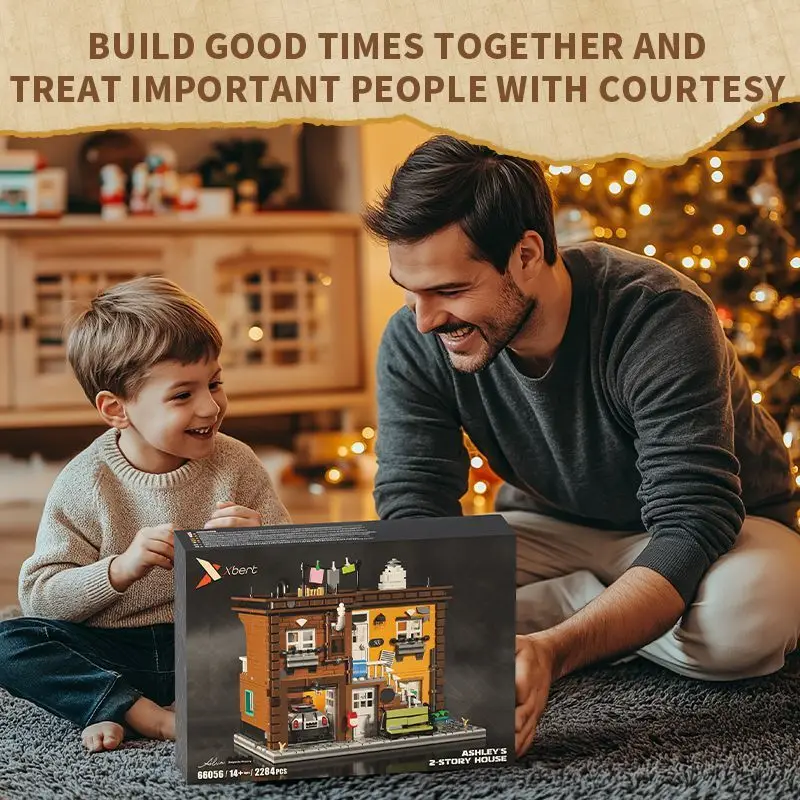 66056 أشلي بناء العمارة الحضرية سلسلة نوع الطوب الإبداعي ألعاب الديكور للأطفال هدايا الكبار ثابت الصبي هدية