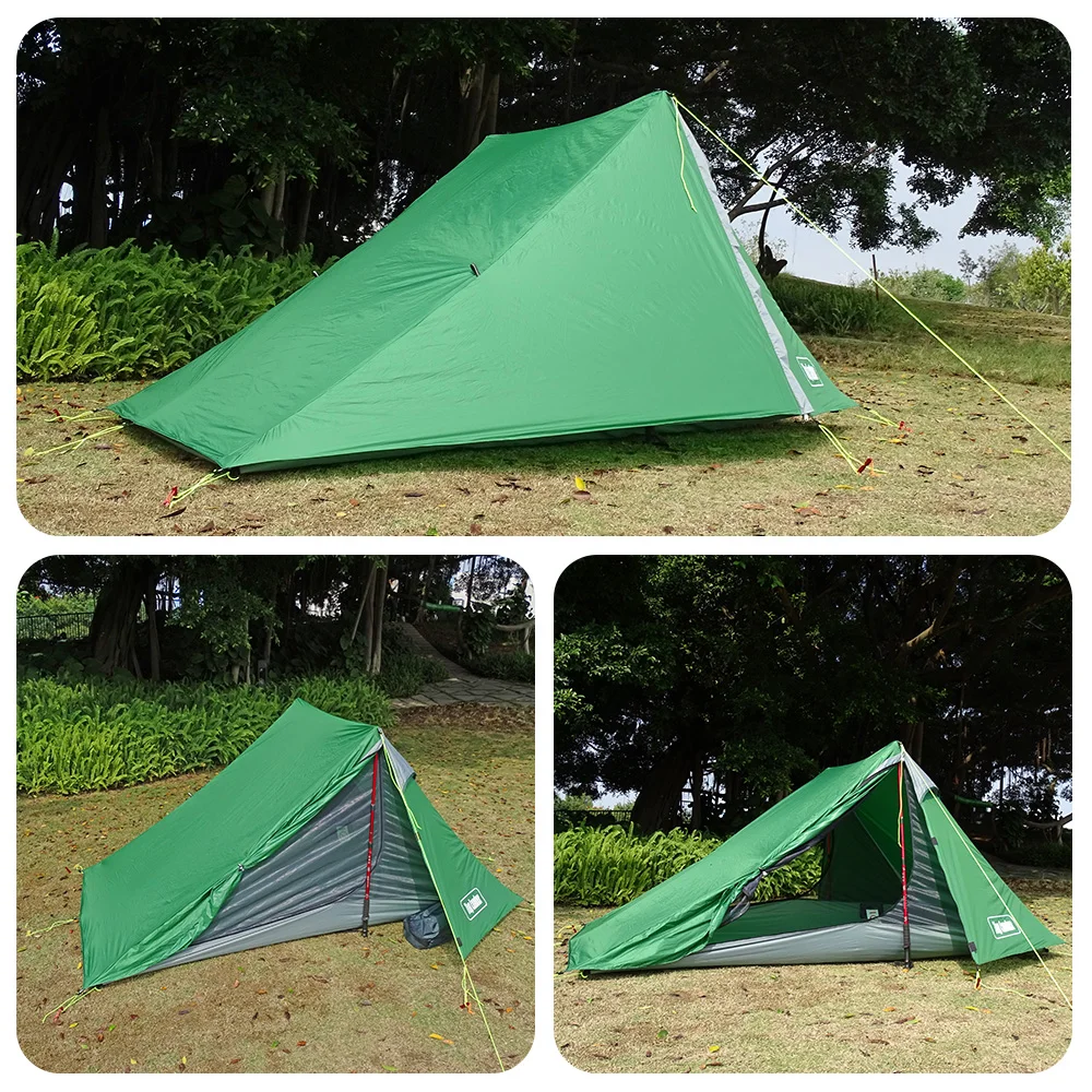 

Rodless Ultralight Tent 2 Person Hiking Trekking Backpacking 3 Season Professional Solo Bivvy Outdoor Camping Tent Waterproof