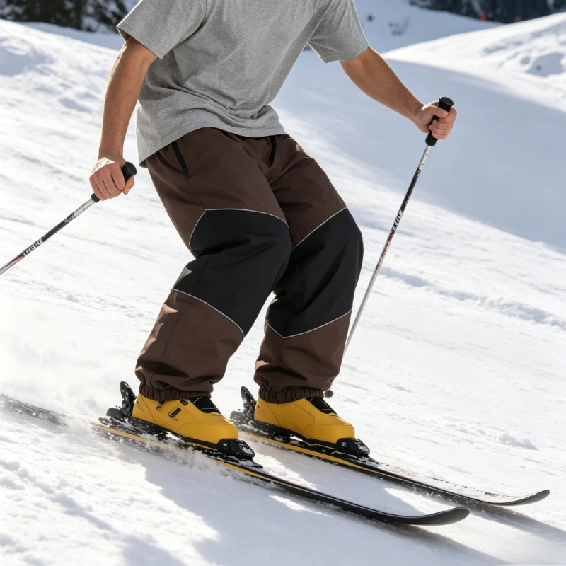 Picture 4: 2026 New Style Block Cargo Snowboard Pants Men Women Waterproof Windproof Loose Drawstring Cuff Unisex Snow Ourdoors Sport