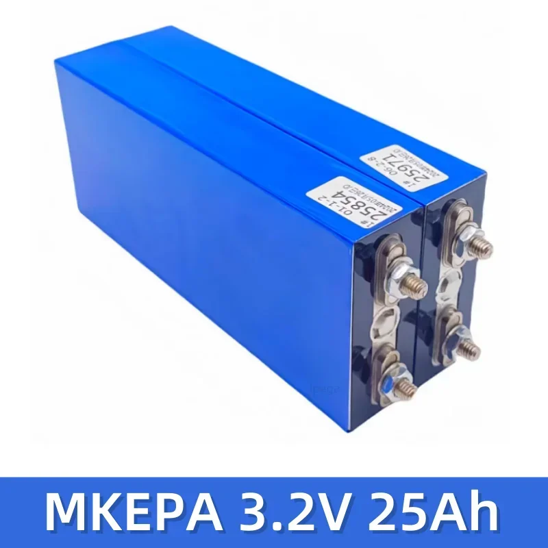 3.2V 25Ah sel baterai Lithium besi fosfat siklus dalam untuk DIY lpega 12V 24V 36V 48V energi surya daya luar ruangan, perahu EV