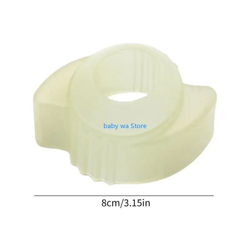 غطاء قفل باب من السيليكون المتوهج مقاوم للأطفال ومضاد للتصادم للاستخدام الليلي 4XBD #6