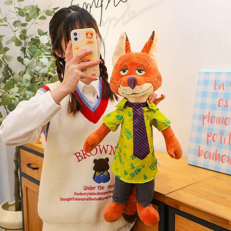 HEIßER VERKAUF Disney Cartoon Anime Film Zootopia Plüsch Spielzeug Fox Nick Wilde Kaninchen Judy Hopps Puppe Weiche Kuscheltiere Weihnachten Geschenke