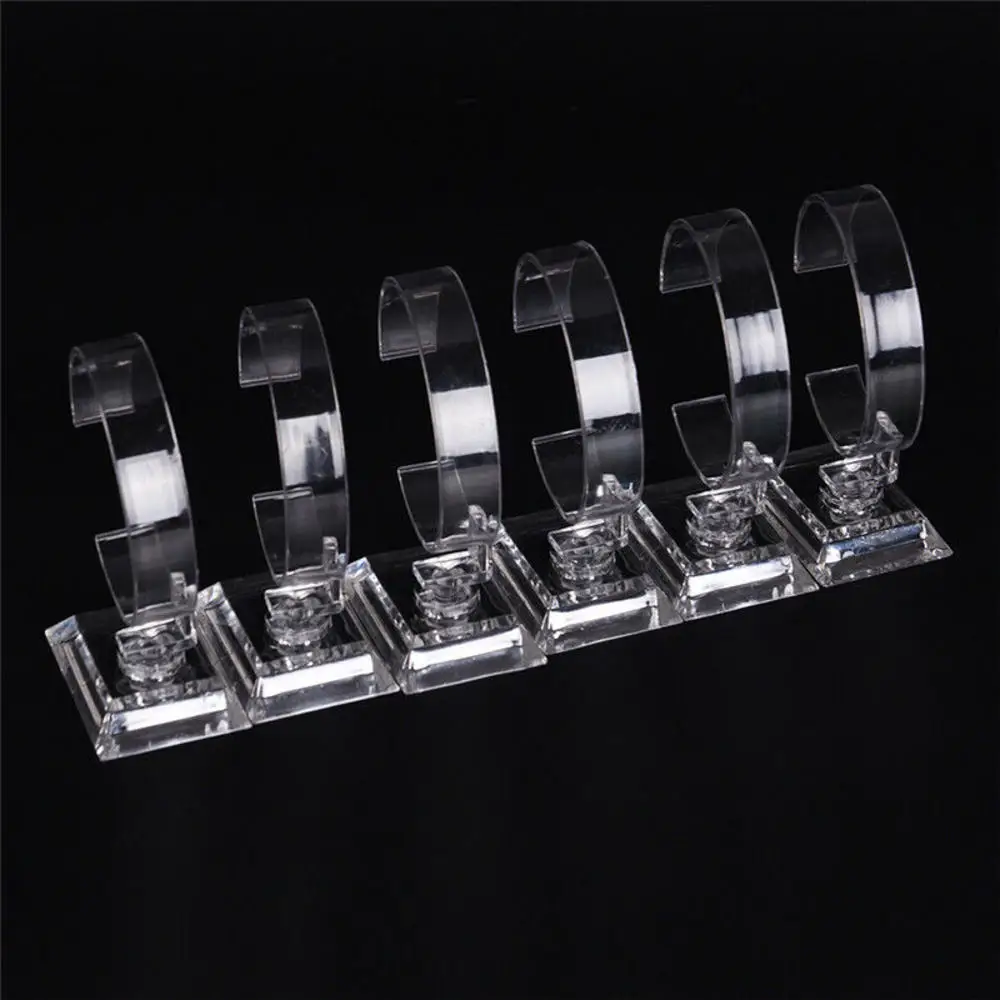 Transparent Acrylic Sale Show Case Stable Watch Display Rack Wrist Watch Show Stand Exhibition Frame Jewelry Holder Storage box