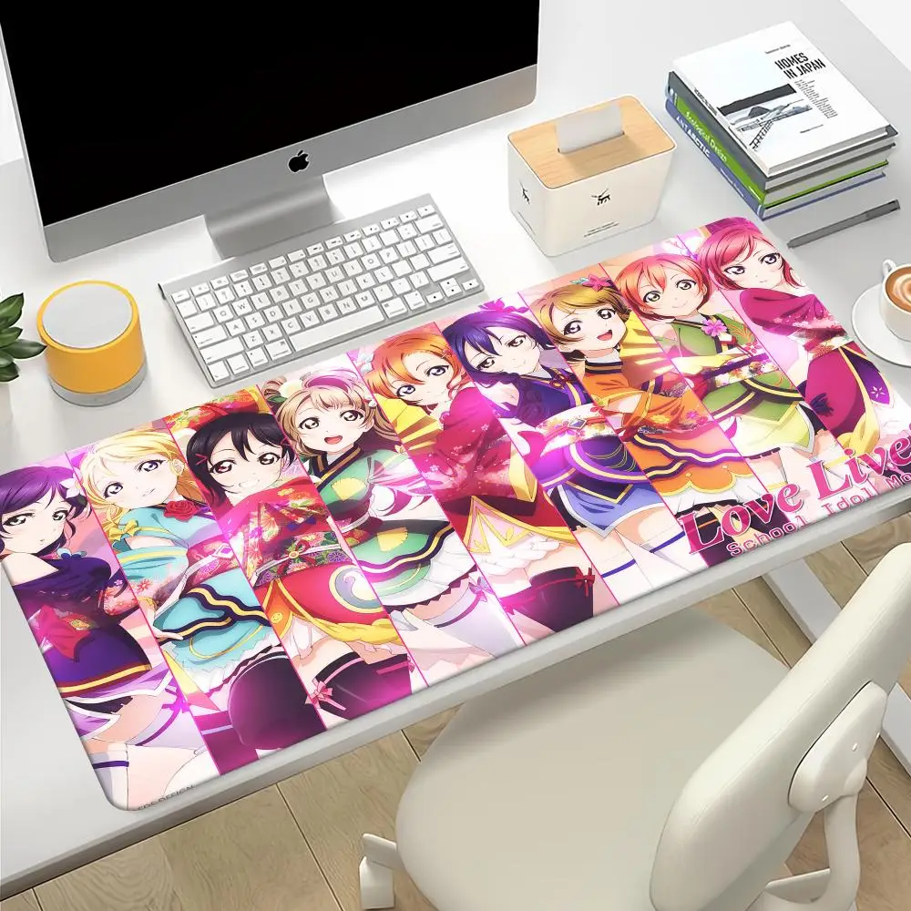 Love Live! Sunshine!! Anime Mousepad Large Gaming Mouse Pad LockEdge Thickened Computer Accessory Keyboard Table Desk Mat