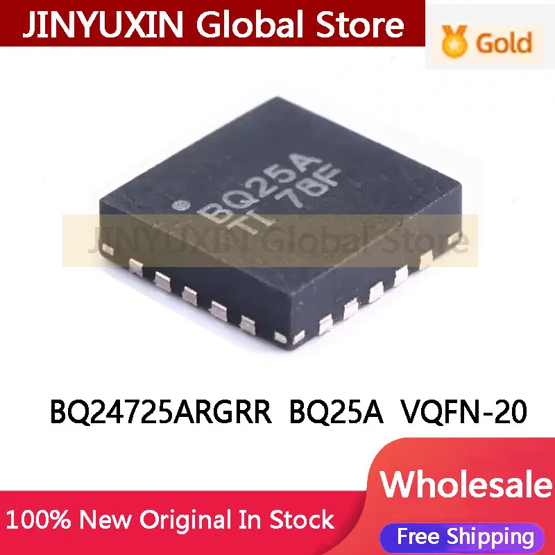 5Pieces BQ24725ARGRR BQ25A VQFN-20 Charging Controller IC in Stock Wholesale