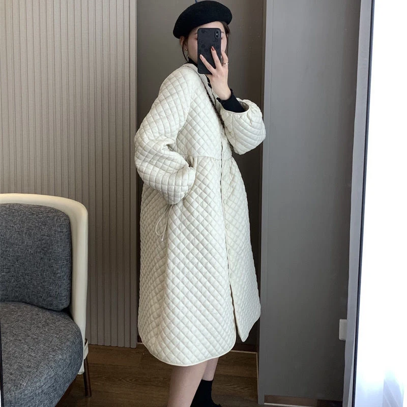 Winter Korean Skirt Design Long Parkas Coats Women Plus Size 4xl Loose Chaquetas Jackets Casual Warm Casaco Elegant Overcoats