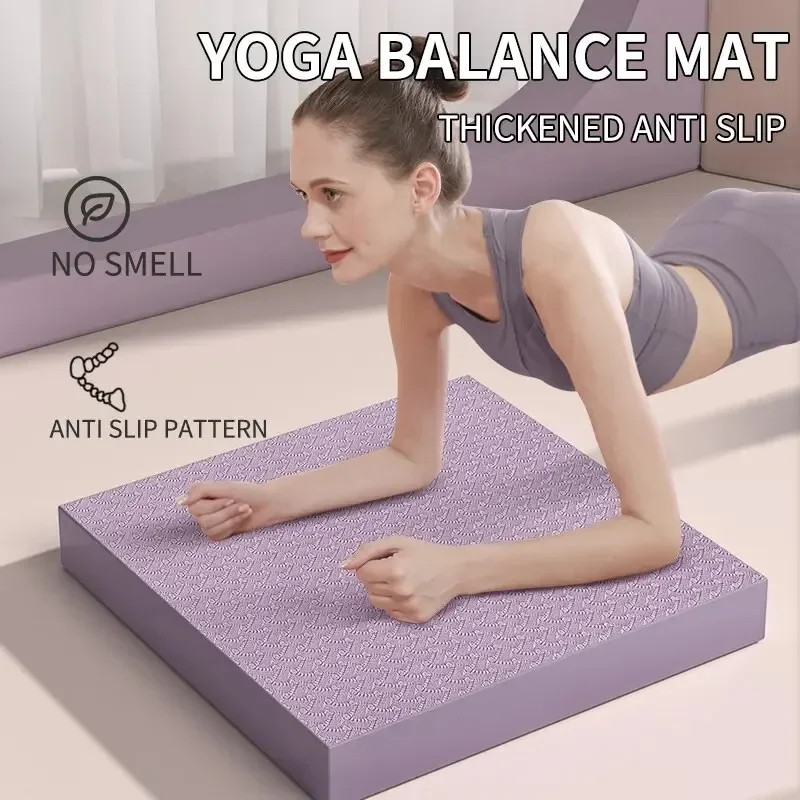 

Balance Pad, Non-Slip Foam Mat & Ankles Knee Pad Cushion for Core Balance and Strength Stability Training, Yoga & Fitness Maca