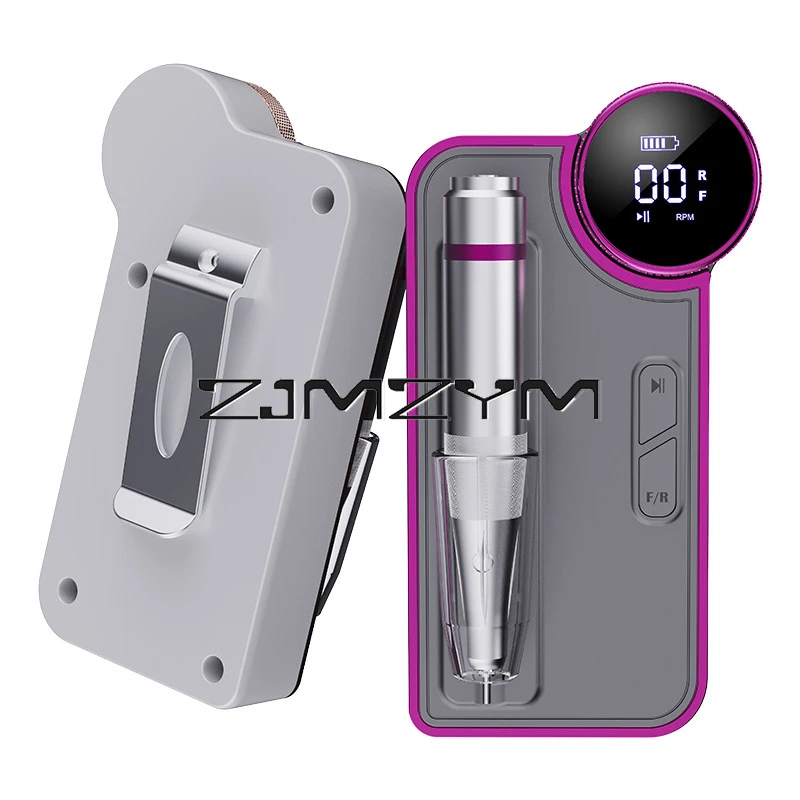 35000RPM Rechargeable Nail Drill Machine Adjustable Speed Portable Nail Polish Machine  Tool Manicure