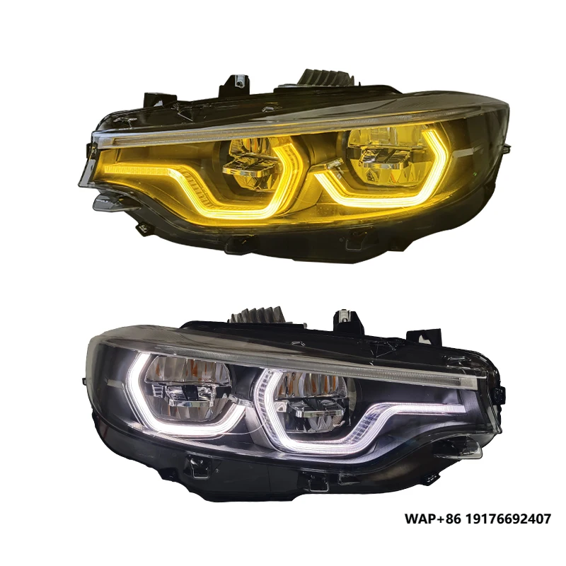 

12V LED Headlight DRL for F32/F33/F36/F80/M3/M4 2013-2019 LCI Front Lamp Upgrade Ikon Style Headlights
