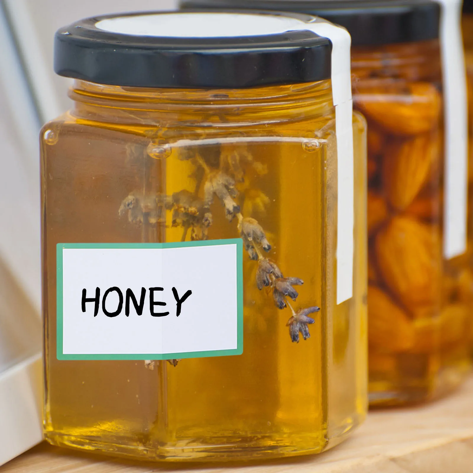 

1 Roll Name Tag Stickers Blank Adhesive Label Roll Thick Paper for Home Office School Office Sorting Classification