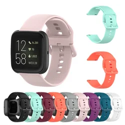 Silicone Band For Fitbit Versa 2 / Versa Lite / Versa Smart Watch Wrist Strap Bracelet Replacement Band For Fitbit Versa2