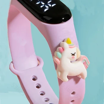 Montre Électronique Tactile à LED pour Enfant et Étudiant, N...