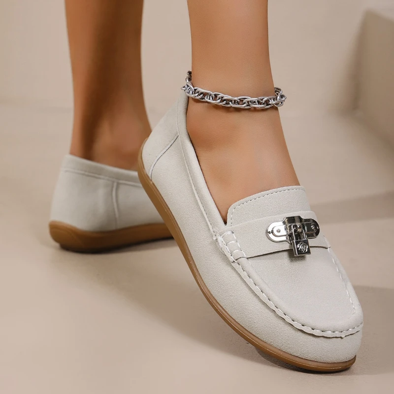 

2025 autumn new loafer fashionable women's casual shoes casual outdoor women's shoes trendy high-quality loafer zapatos de mujer