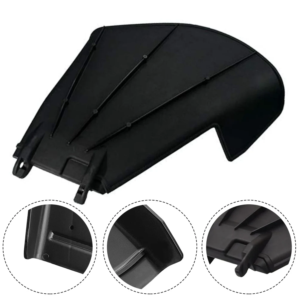 Mower Discharge Deflector Chute 604268 Mower Discharge Deflector Chute Black For Hustler For Raptor Mowers Garden Power Tool