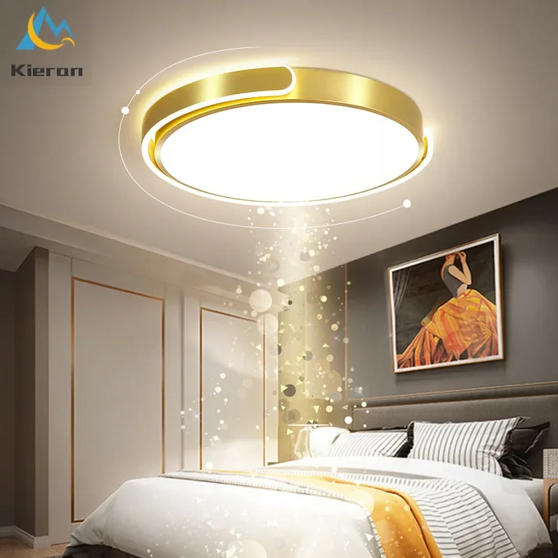 Nordic Modern High-light Acrylic Led Ceiling Lamp Bedroom Living Room Study Ceiling Lamp Room Decoration Circular Ceiling Lights