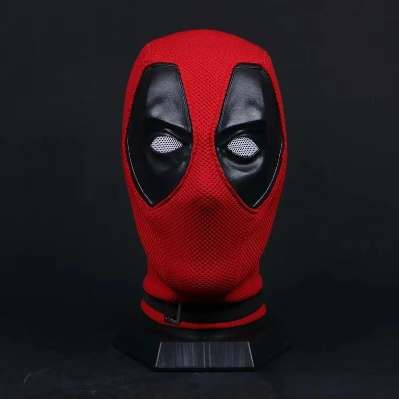 

Movie Deadpool Cosplay Mask Nylon Headgear Knitted Cotton Mesh Helmet Anime Halloween Party Carnival Costume Superhero Props