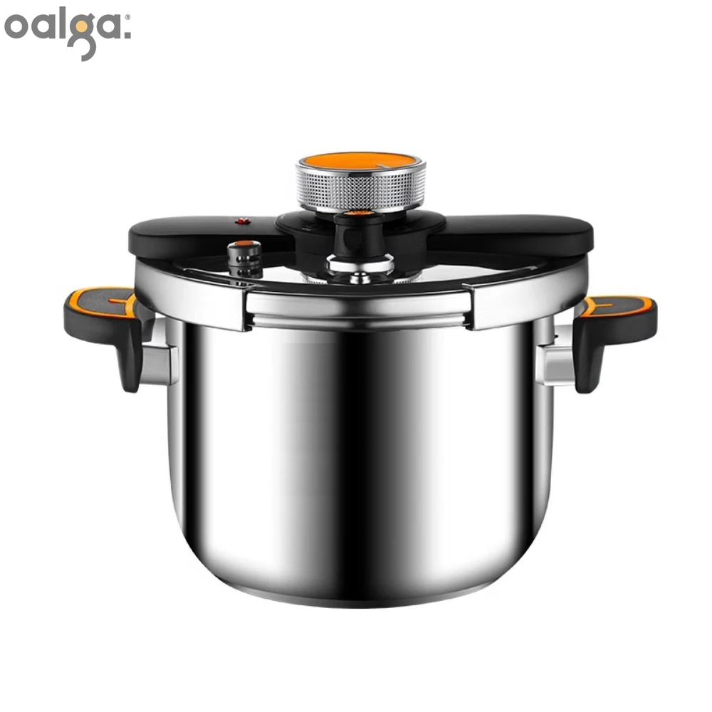 Pressure Cooker 304 Stainless Steel Thickened Explosion-proof Household Large-capacity Pressure Cooker Induction Gas Universal