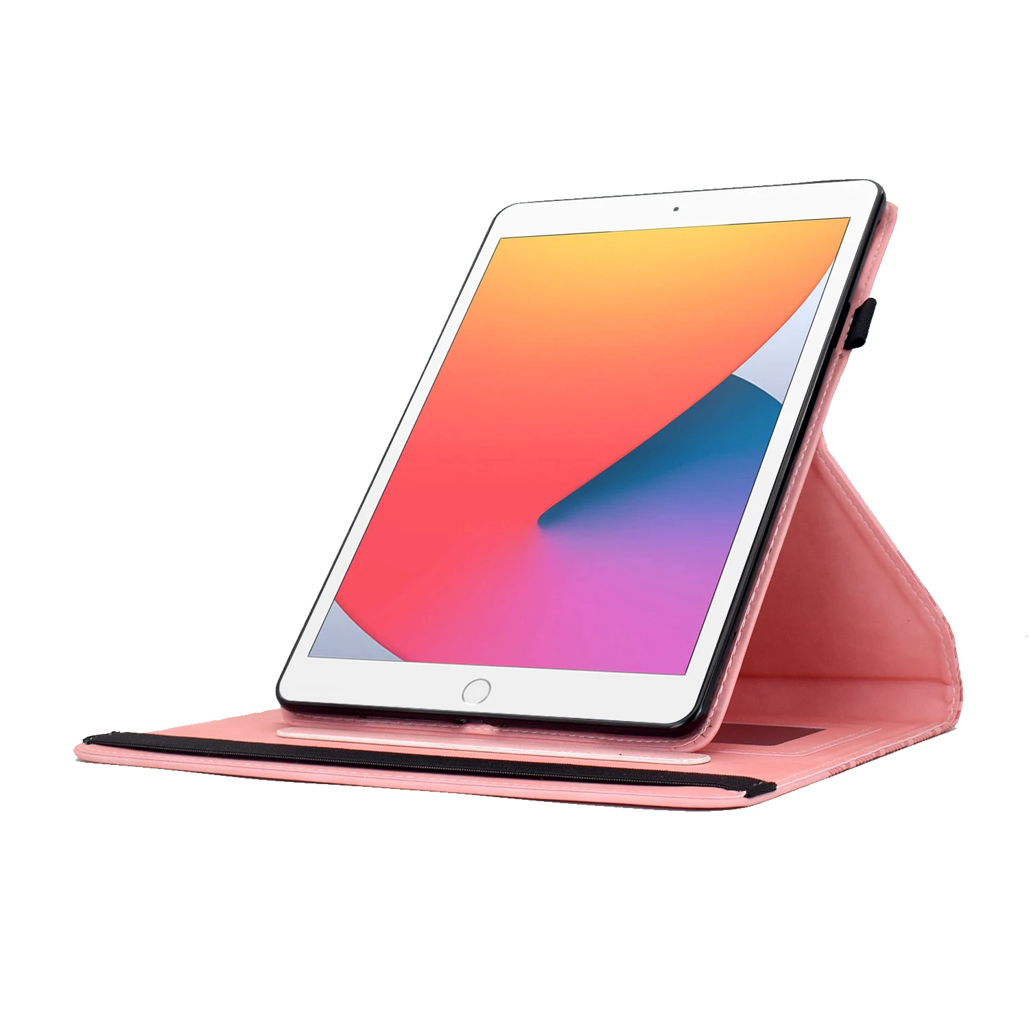 Tablet Case For iPad 10.2 (2020) / (2019) / Air 10.5 inch (2019) / Pro 10.5-inch (2017) Rotating Stand Building Block Imprinted