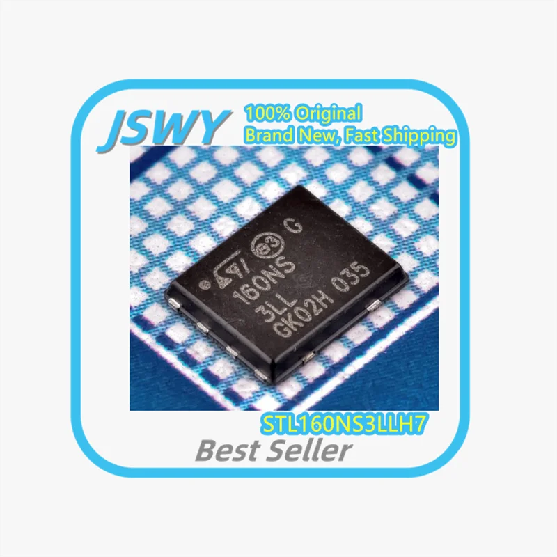 

(10/50 pieces) STL160NS3LLH7 160NS3LL packaged DFN56 high current MOSFET, brand new and original.