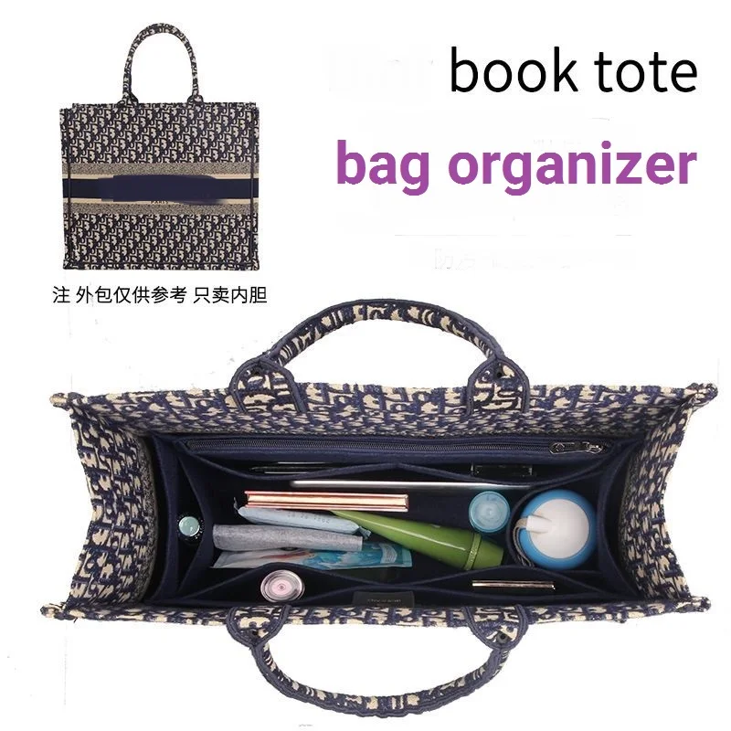 

【Only Sale Inner Bag】Bag Organizer Insert For Dior Book Tote Organiser Divider Shaper Protector Compartment Inner Lining