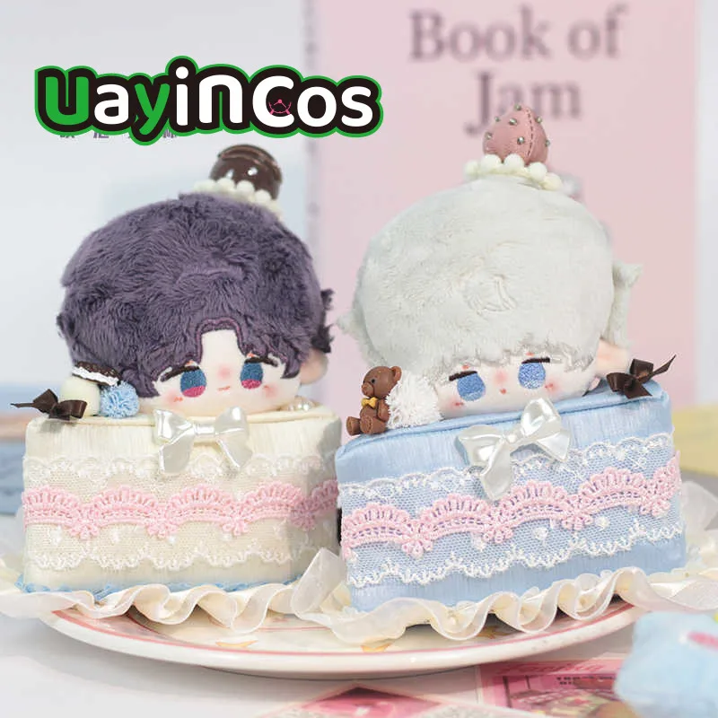 10cm Doll Clothes Retro Small Cake Latte Biscuit Cake Sweet Skirt Stuffed Plushies Plush Doll Accessories Anime Toy For Kids Gif