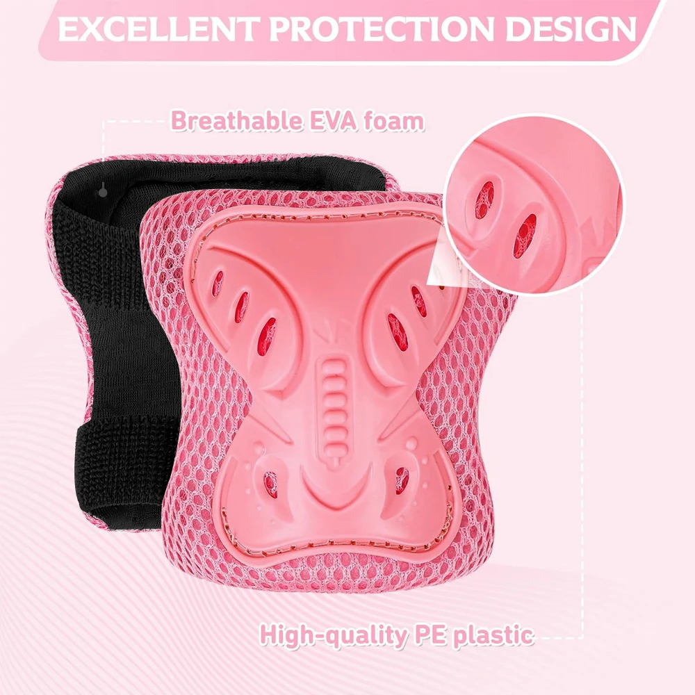 6-teiliges Set aus Knieschoner – Cycling Protective Gear For Kids Bewertung und Preis