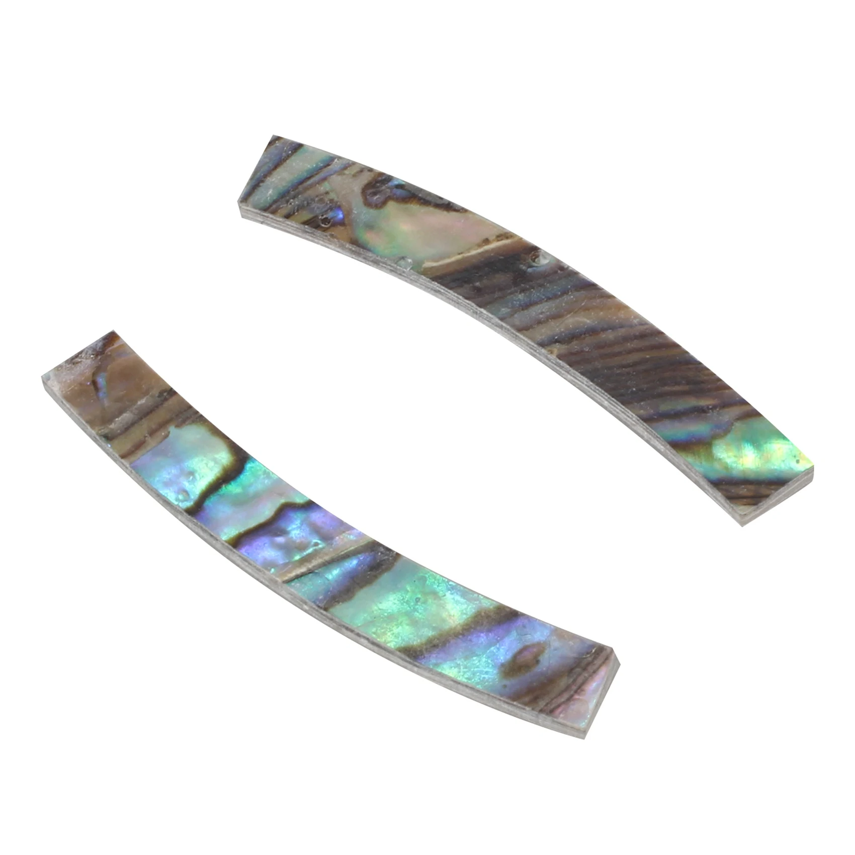 A99I-36Pcs Guitar Soundhole Rosette Paua Abalone Shell Inlay Curved Strips Guitar Sound Hole Inlay 4Mm Width