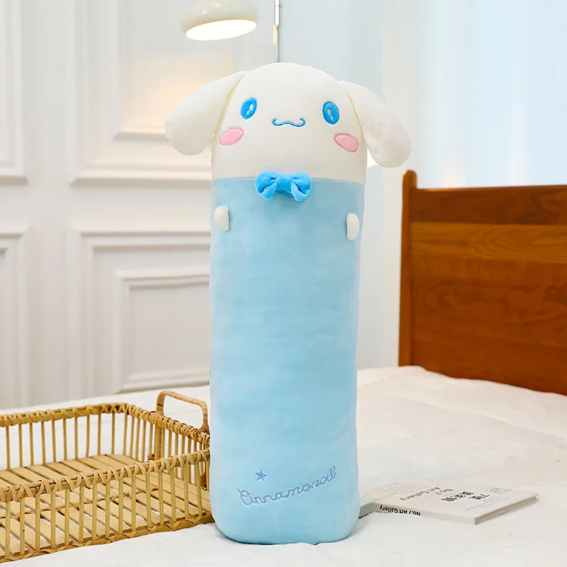 100cm Sanrio Hallo Kitty Melodie Kuromi lange Kissen Plüschtiere Kawaii weiche ausgestopfte Puppe Kissen Cartoon Kinder Mädchen Schlaf geschenke