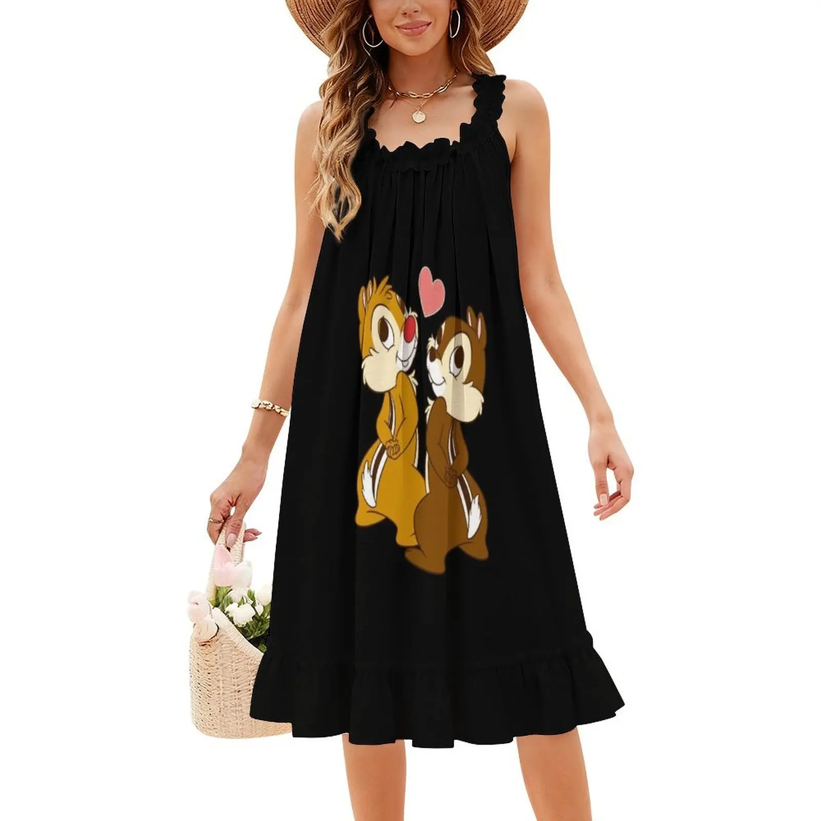 المحبة رقاقة اند ديل مضحك لحظة بوهو شيك فستان أنيق موضة شاطئ حفل زفاف ثوب رقاقة ديل تشيب اند ديل الإنقاذ الإنقاذ #4