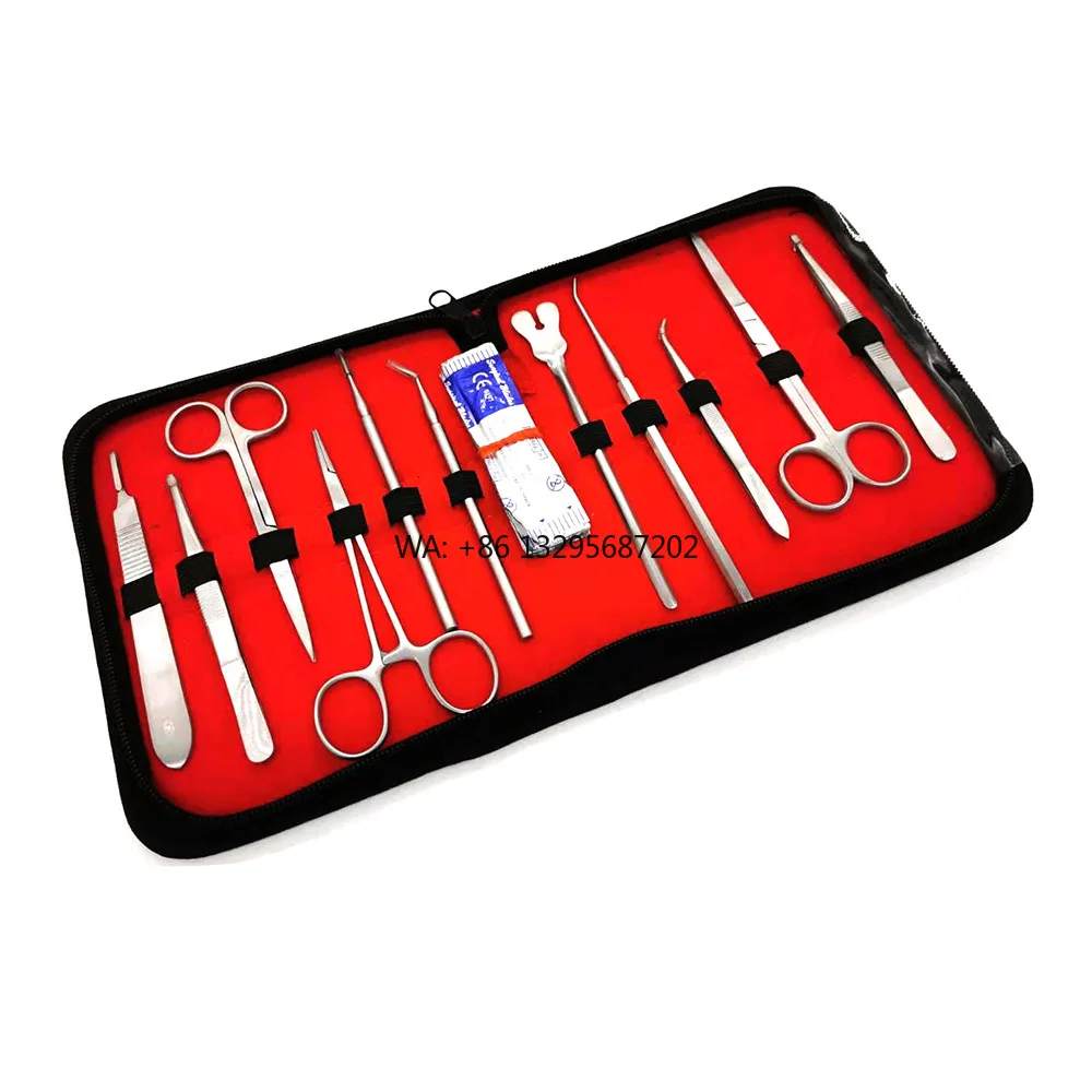

Premium Quality Stainless Steel Tools Dissection Kit for Medical Students Tools