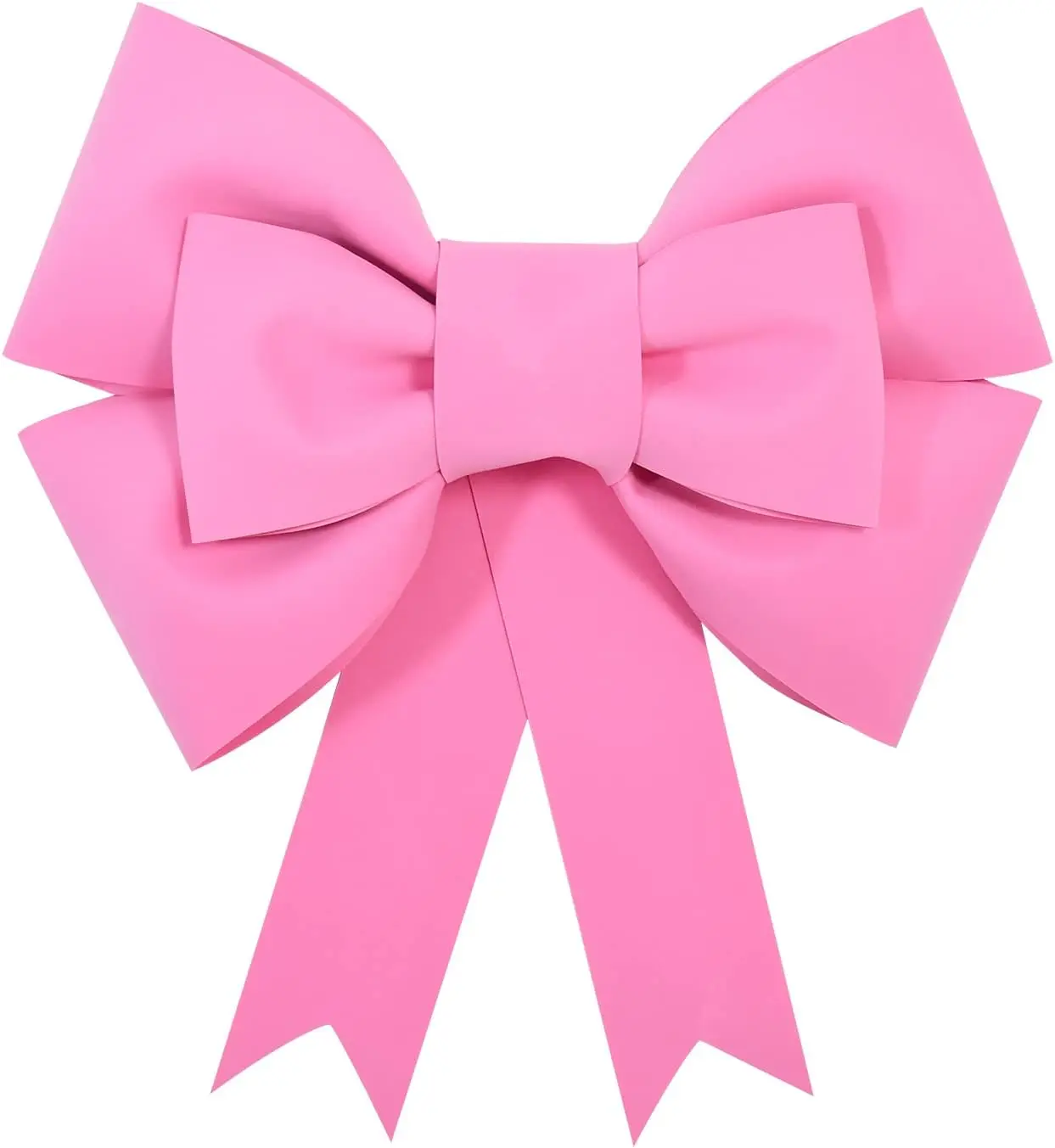 Big Pink Bow  Large Outdoor Bow Wreath Bow for Christmas Tree Topper, Door Windows Decoration, Party Wedding Shower Decoration