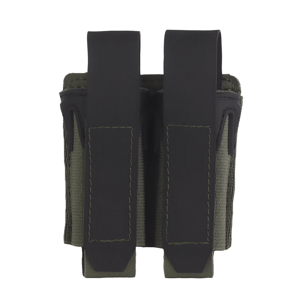 9MM Doppel Mag Pouch Agilit Stil Zangen Pistole Magazin Tasche MOLLE Quick Release Airsoft Jagd Weste Taktische Gürtel Getriebe