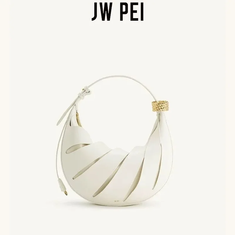 

JW PEI Women Shoulder Bag 2025 New Niche Crescent Design Fashionable Versatile Trend Commuting Versatile Armpit Dumpling Bag