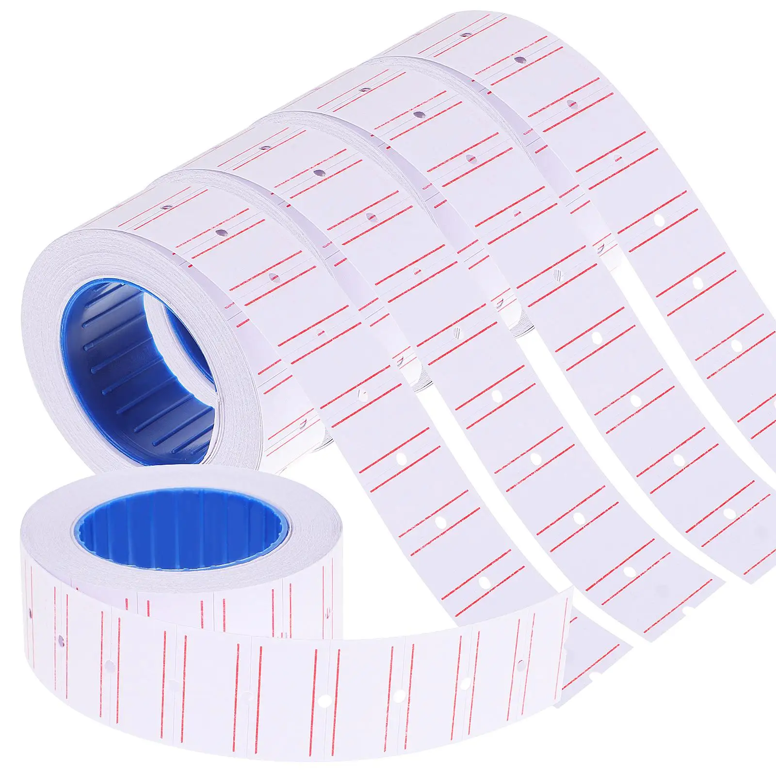

10 Rolls Coder Paper 550 Stickers Per Adhesion Price Tags for Retail Crochet Sale Labels Marker Labeler Jewelry
