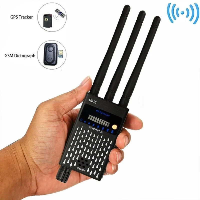 Professional Wireless RF Signal Detection Camera, Detector Anti-Candid, Anti-Spyware Security Alarm, GSM Audio Bug Finder Scanner