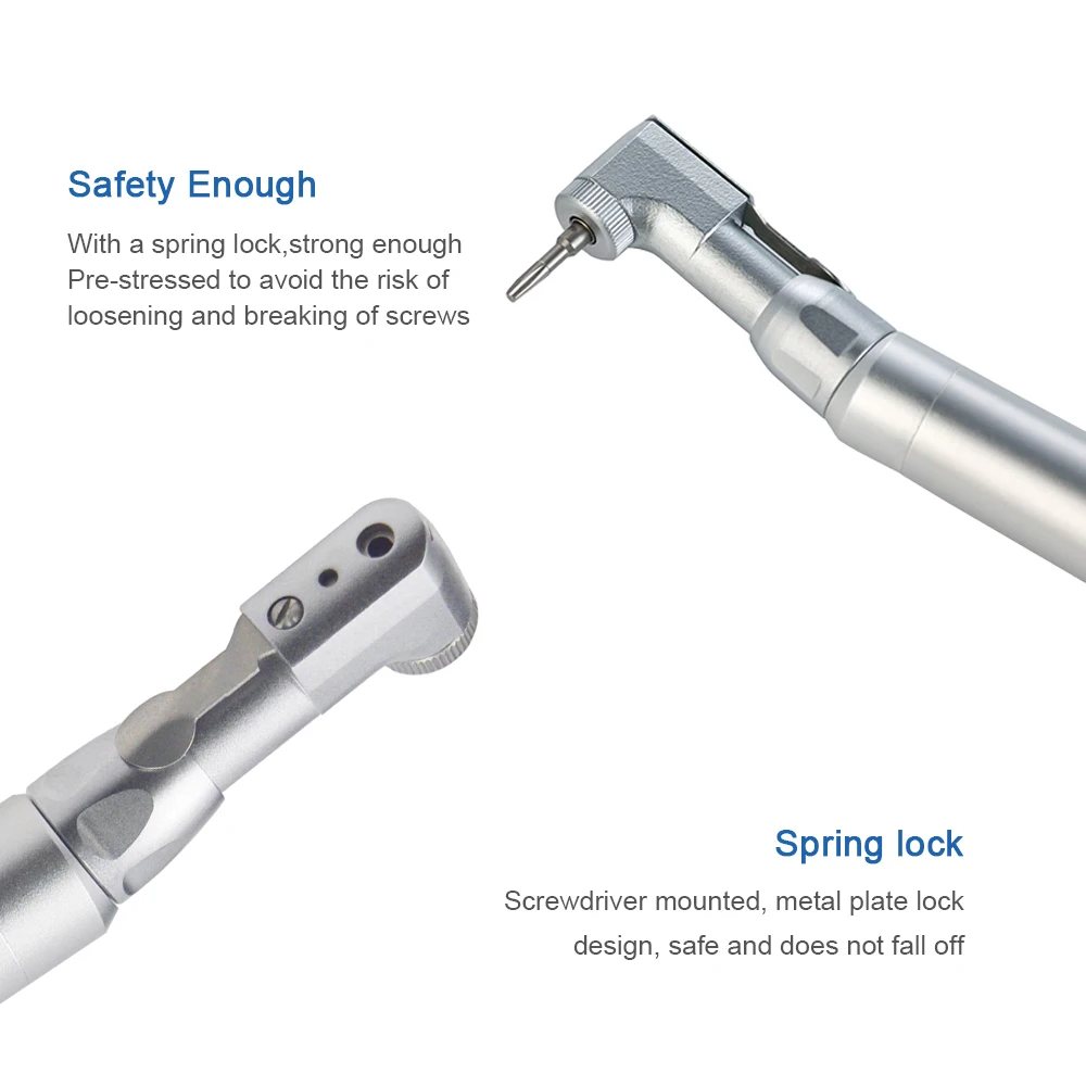 Dental Implant Torque Wrench Latch Head Handpiece With 12 Pcs Screwdriver 5 to 35 N.cm Dentistry Repair Tools