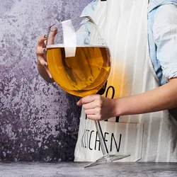 3200ML Large Beer Glass Creative Parody of Large Capacity Wine Glasses Giant Tall Glasses