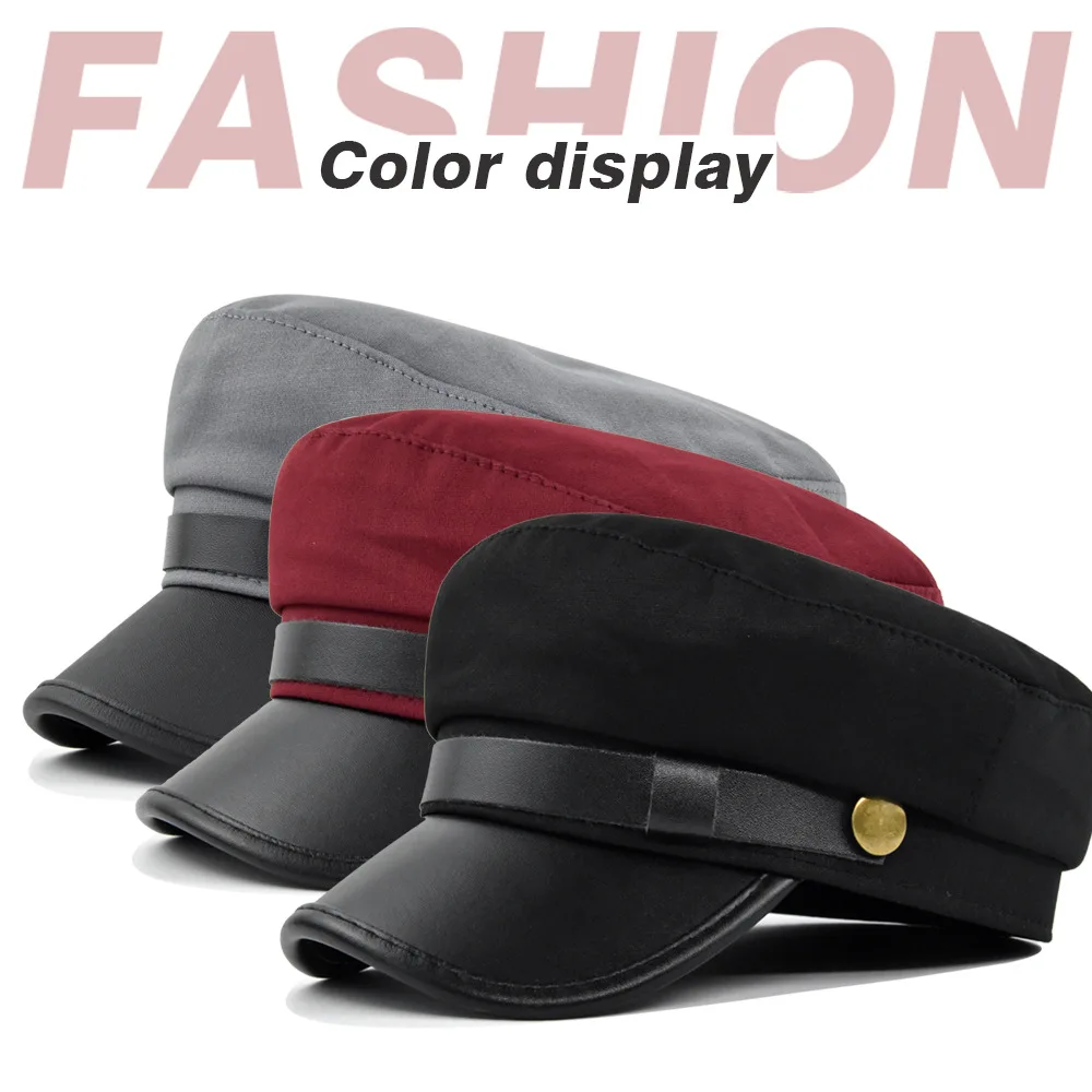 Flat Cap Vintage Navy Cap British Style Octagonal Hat Beret Hats Painters Cap Newsboy Hat Autumn Winter Hat Women Men